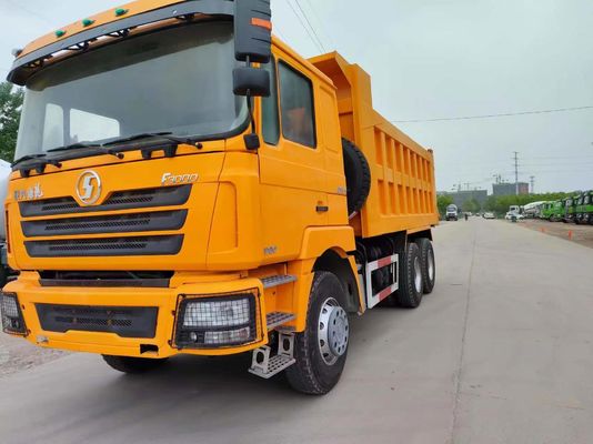 Shacman Orange F3000 φορτηγό σκουπιδιών με 10 τροχούς και 6-8L χωρητικότητα κινητήρα