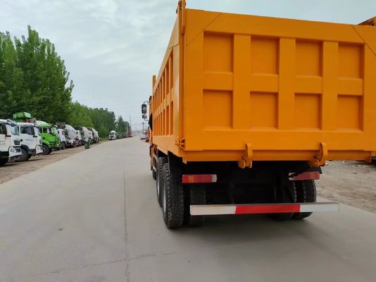 Shacman Orange F3000 φορτηγό σκουπιδιών με 10 τροχούς και 6-8L χωρητικότητα κινητήρα