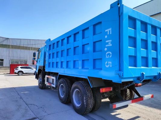 375HP μεταχειρισμένο Peacock Blue Sinotruck HOWO 6 * 4 φορτηγό σκουπιδιών με Euro 3/4/5 εκπομπές