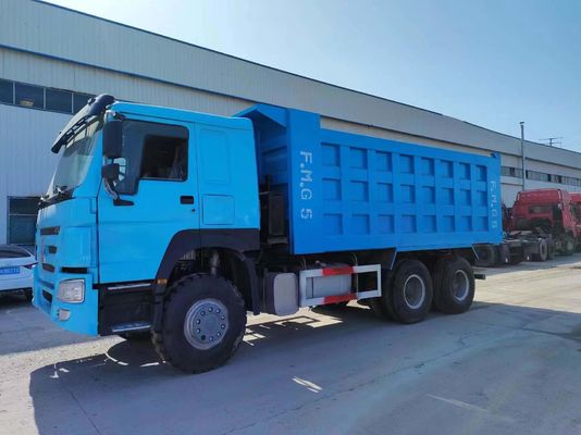 375HP μεταχειρισμένο Peacock Blue Sinotruck HOWO 6 * 4 φορτηγό σκουπιδιών με Euro 3/4/5 εκπομπές