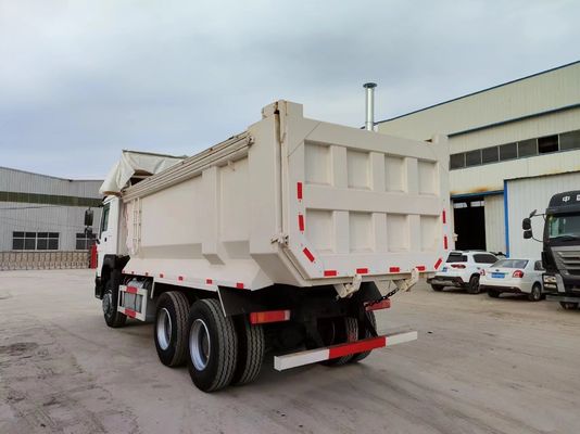 6-8L χωρητικότητα κινητήρα λευκό HOWO 6*4 κατασκευή φορτηγών για δομικά υλικά