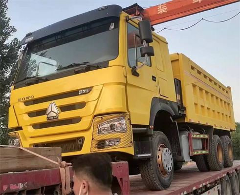 10 ελαστικά Sinotruck HOWO 6*4 μεταχειρισμένο φορτηγό απορριμμάτων Μπροστά Στυλ ανύψωσης Εκπομπές Euro 3/4/5