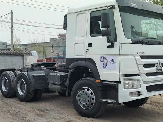 HOWO 6X4 Τρακτέρ 371-430HP με σχεδιασμό ακτινοειδούς ελαστικού και χειροκίνητη μετάδοση