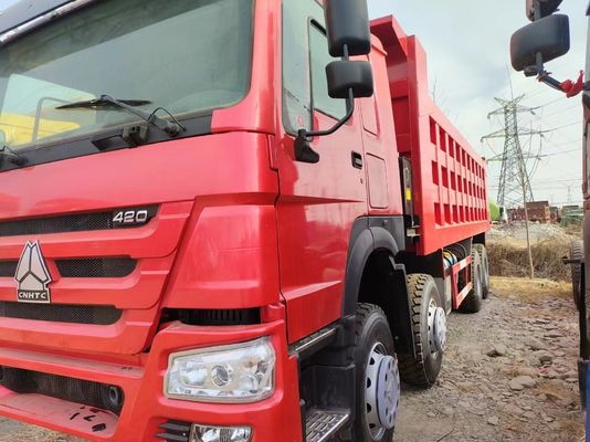 Sinotruck HOWO 8*4 Καμιόνι απορριμμάτων Μεγάλη χωρητικότητα φόρτωσης για τις ανάγκες μεταφοράς βαρέων φορτίων