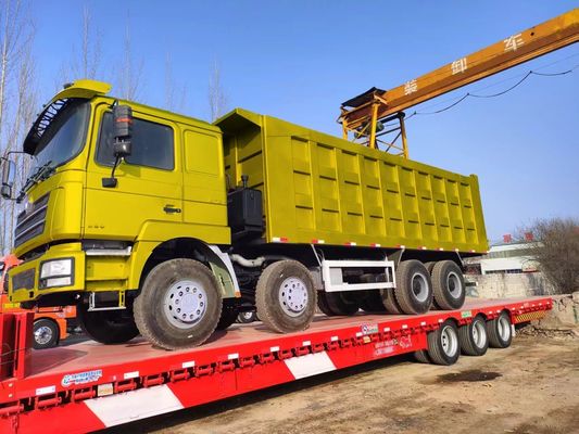 Shacman 8X4 12 τροχούς Χρησιμοποιούμενο 50ton 60ton βαρύ φορτηγό 351-450hp
