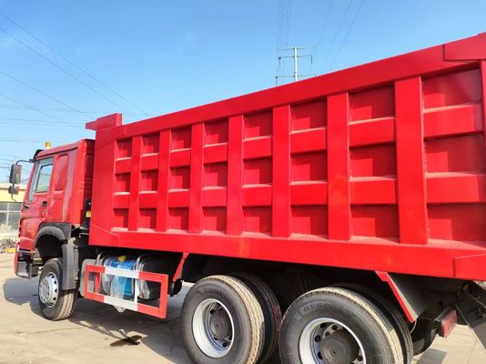 Sinotruck HOWO 6*4 Dump Truck σε 371HP HC16 διπλό πίσω άξονα Μπροστά Στυλ ανύψωσης