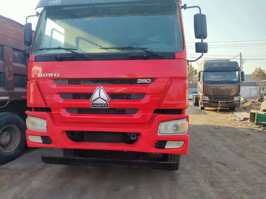 10 ελαστικά U-Type Dump Truck Sinotruck HOWO 6*4 με 380HP Truck και Front Lifting Style