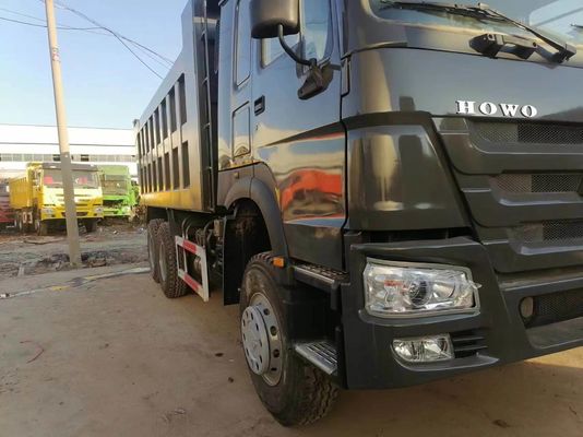 Σχεδιασμός ακτίνων ελαστικών Sinotruk HOWO 6*4 φορτηγό απορρίψεων για βαριά μεταφορά και ≤5 θέσεις