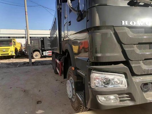 Σχεδιασμός ακτίνων ελαστικών Sinotruk HOWO 6*4 φορτηγό απορρίψεων για βαριά μεταφορά και ≤5 θέσεις