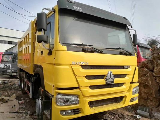 HOWO Sinotruk 460HP Τροχόφοροι Βενζίνη Αυτοκίνητο Χρησιμοποιούμενο Καλό Καύσιμο Τροχόφορος 6-8L χωρητικότητα κινητήρα