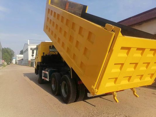 HOWO Sinotruk 460HP Τροχόφοροι Βενζίνη Αυτοκίνητο Χρησιμοποιούμενο Καλό Καύσιμο Τροχόφορος 6-8L χωρητικότητα κινητήρα