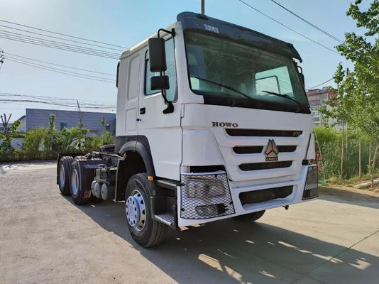Χρησιμοποιούμενο HOWO 6X4 420HP Μεγάλη Ιπποδύναμη Τρακτέρ Τρακτέρ με χειροκίνητο κιβώτιο