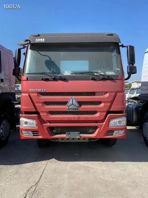Χειροκίνητο κιβώτιο HOWO 6*4 Τρακτέρ 375HP 371HP 10 ελαστικά Heavy Duty Trailer Head
