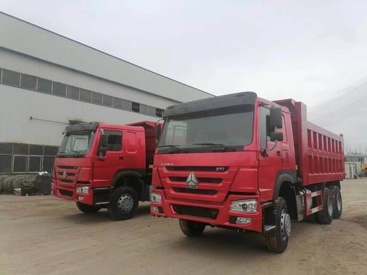 6×4 τροχός HOWO φορτηγό 10 τροχών Sinotruk 371HP Tipper Truck Rhd με προσιτή