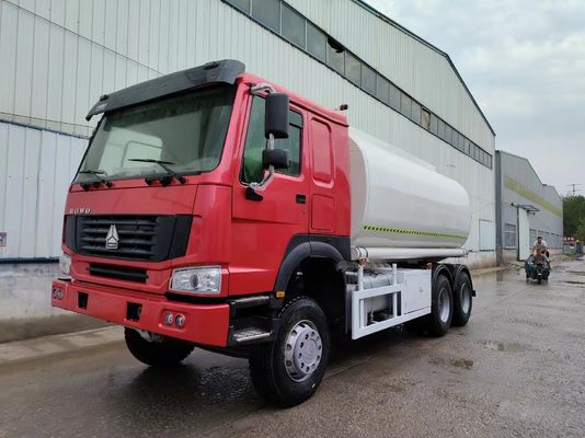 20000 λίτρα 4 διαμερίσματα HOWO 6X4 φορτηγό δεξαμενής καυσίμου για αποθήκευση πετρελαίου