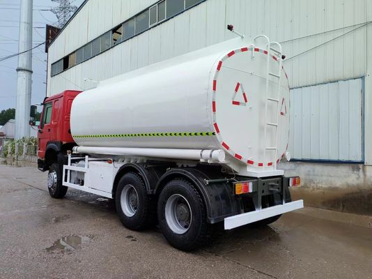 20000 λίτρα 4 διαμερίσματα HOWO 6X4 φορτηγό δεξαμενής καυσίμου για αποθήκευση πετρελαίου