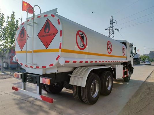 HOWO 6*4 26000λίτρων 340HP Μεταφορές πετρελαίου Μεταφορές καυσίμων Τανκέρ για ≤5 θέσεις