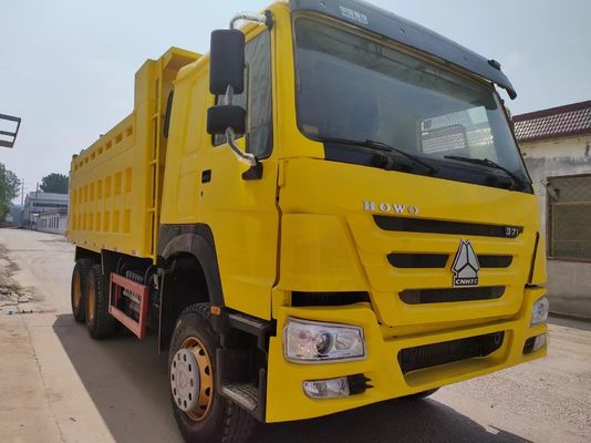 Δοκιμασία ακτίνων ελαστικών Sinotruck HOWO 6*4 Καμιόνι σκουπιδιών μεταχειρισμένο φορτηγό 10 ελαστικών φορτηγό ανατροπής