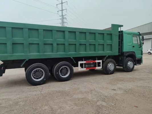 375HP Sinotruk HOWO 8*4 Τροχό απορριμμάτων μεταχειρισμένο φορτηγό 12 τροχών Μέτωπο ανύψωσης στυλ