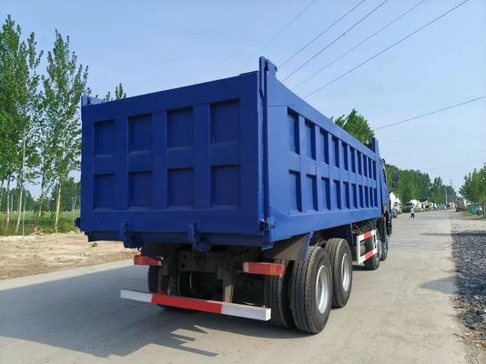 Χειροκίνητο κιβώτιο 371HP Sinotruk HOWO φορτηγό 10 ελαστικών 6X4 Dumper χρησιμοποιημένο φορτηγό