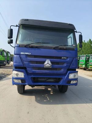 Χειροκίνητο κιβώτιο 371HP Sinotruk HOWO φορτηγό 10 ελαστικών 6X4 Dumper χρησιμοποιημένο φορτηγό