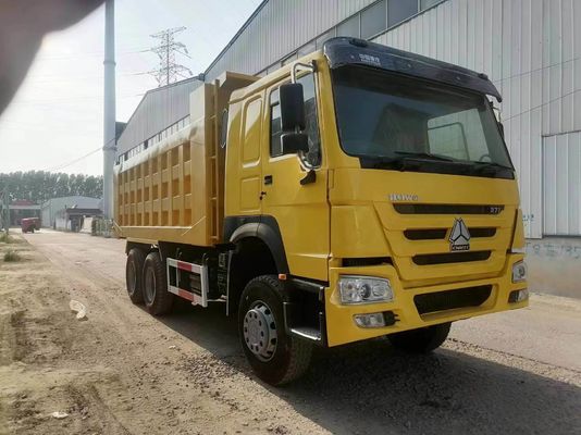 10 τροχούς Sinotruk HOWO φορτηγό ντάμπινγκ κίτρινο χρώμα 6X4 ορυχείο φορτηγό για την απόρριψη
