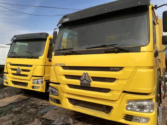 10 τροχούς Sinotruk HOWO φορτηγό ντάμπινγκ κίτρινο χρώμα 6X4 ορυχείο φορτηγό για την απόρριψη