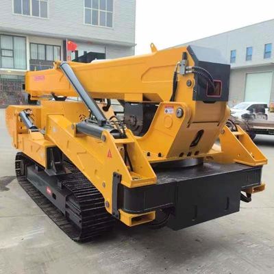Πιστοποίηση CE 8t Mini Crawler Spider Crane για ανύψωση σε καταστήματα δομικών υλικών