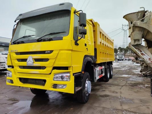 6-8L χωρητικότητα κινητήρα Sinotruck HOWO 6*4 Dump Truck δεξιόχειρας φορτηγό μεταχειρισμένου