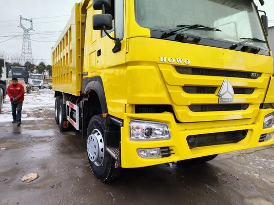 6-8L χωρητικότητα κινητήρα Sinotruck HOWO 6*4 Dump Truck δεξιόχειρας φορτηγό μεταχειρισμένου