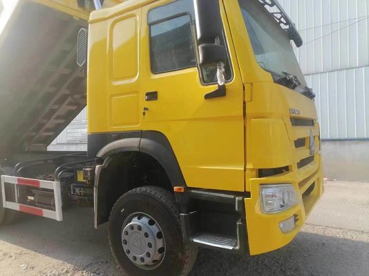 Καμιόνι 10 τροχών Κίτρινο HOWO Sinotruk 6X4 Ορυχείο με 351-450 ίππους