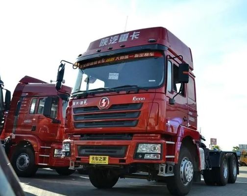 Χρησιμοποιούμενο ελκυστήρα φορτηγό Shacman F3000 Duty Trailer Head με χειροκίνητο σύστημα μετάδοσης