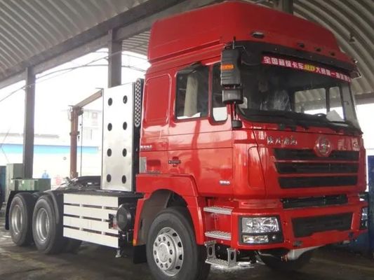 Χρησιμοποιούμενο ελκυστήρα φορτηγό Shacman F3000 Duty Trailer Head με χειροκίνητο σύστημα μετάδοσης