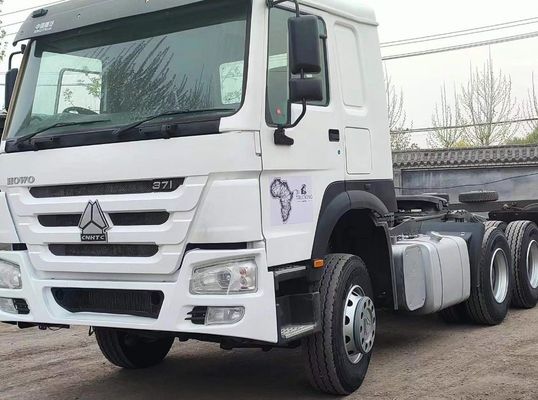 6×4 τροχός οδήγησης Sinotruck HOWO 371HP Τρακτέρ φορτηγό 8.55*2.5*3.5m με υψηλή αντοχή