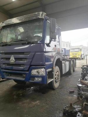 6-8L κινητήρα χωρητικότητα Τρακτικό φορτηγό 375HP 6X4 Sino Τρακτικό φορτηγό κεφαλή