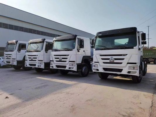 Sinotruk HOWO U-Type Λευκό 6*4 10τροχοφόρο ελκυστήρα με 8500*2496*3450 mm Μέγεθος