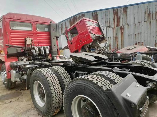 Σχεδιασμός ακτίνων ελαστικών 400HP HOWO Τρακτικό φορτηγό 6*4 10 τροχών Sinotruck χειροκίνητο κιβώτιο μετάδοσης