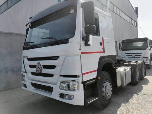 Φθηνό 351-450hp Χρησιμοποιούμενο HOWO 6X4 10 Τεχνητό Τρακτέρ Φορτηγό 420HP Euro 3 Ντίζελ