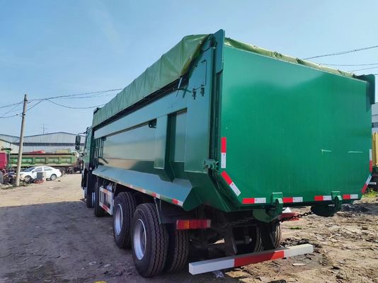 6×4 Sinotruk HOWO U-Type Dump Truck Φορτηγό μεταχειρισμένου τύπου με καθίσματα ≤5