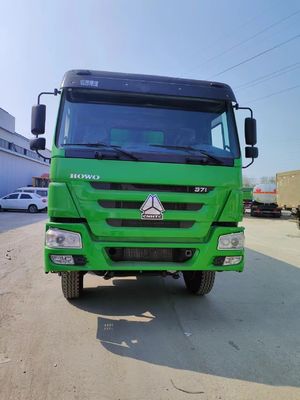 Sinotruk HOWO 8*4 Καμιόνι 375HP Πράσινο χρώμα 10500 x 2600m x 3400mm