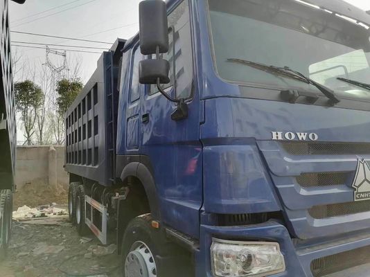 Χρησιμοποιούμενο Sinotruk HOWO 6*4 φορτηγό σκουπιδιών με μπροστινό ύψος και διαφορετικό χρώμα