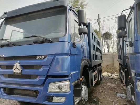 Χρησιμοποιούμενο Sinotruk HOWO 6*4 φορτηγό σκουπιδιών με μπροστινό ύψος και διαφορετικό χρώμα