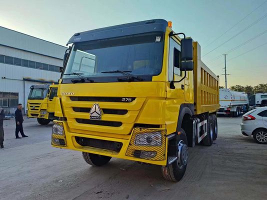 Προσαρμόσιμη χωρητικότητα κινητήρα 6-8L HOWO 6*4 Οικοδομικό φορτηγό απορριμμάτων για μεταφορά