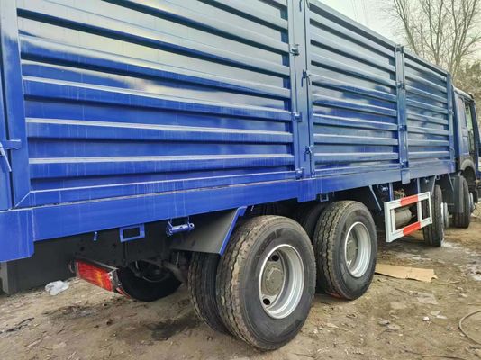 Sinotruck HOWO Μπλε 8*4 Box Truck 10 ελαστικά μεταχειρισμένο φορτηγό με 6×4 τροχιά κίνησης