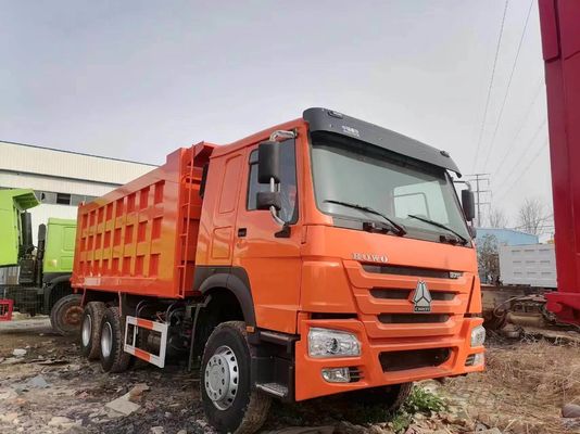 Χρησιμοποιούμενο Sinotruck HOWO A7 6*4 10 τροχών φορτηγό 371-430HP με σχεδιασμό μικτών χρωμάτων