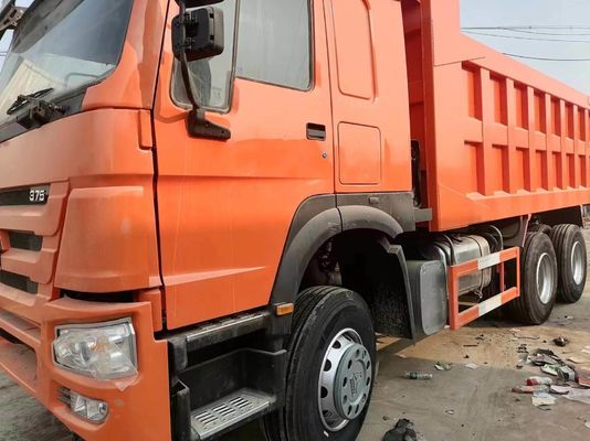 Χρησιμοποιούμενο Sinotruck HOWO A7 6*4 10 τροχών φορτηγό 371-430HP με σχεδιασμό μικτών χρωμάτων