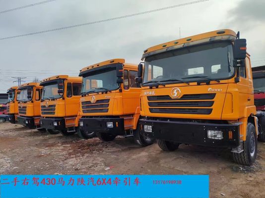 Τρακτικό φορτηγό Shacman 6X4 με σχεδιασμό ακτινοβολικών ελαστικών και 50 τόνων φορτίου χρησιμοποιημένα τρακτέρ φορτηγών