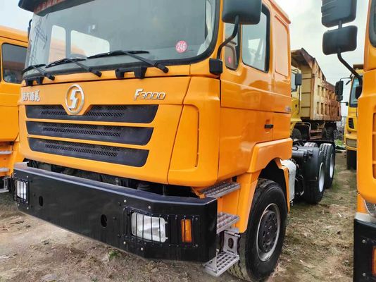 Τρακτικό φορτηγό Shacman 6X4 με σχεδιασμό ακτινοβολικών ελαστικών και 50 τόνων φορτίου χρησιμοποιημένα τρακτέρ φορτηγών