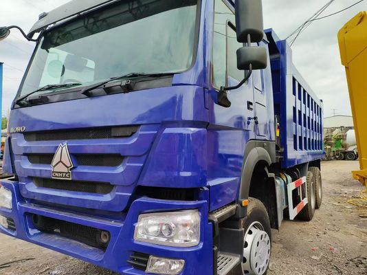 8×4 τροχός οδήγησης Χρησιμοποιούμενο Sinotruk φορτηγό απορριμμάτων HOWO 440HP 12λαστιχών Μεγάλη χωρητικότητα φορτίου