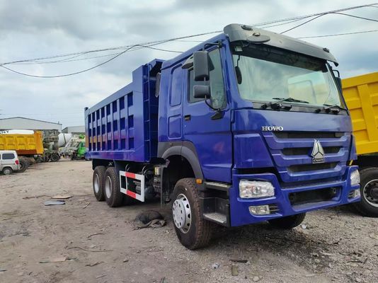 HOWO 6X4 16 20 κυβικό μέτρο 10 Τροχαίο ορυχείο Τροχαίο απορριμμάτων Χρησιμοποιούμενος κινητήρας ντίζελ Τροχαίο κατεστραμμένο